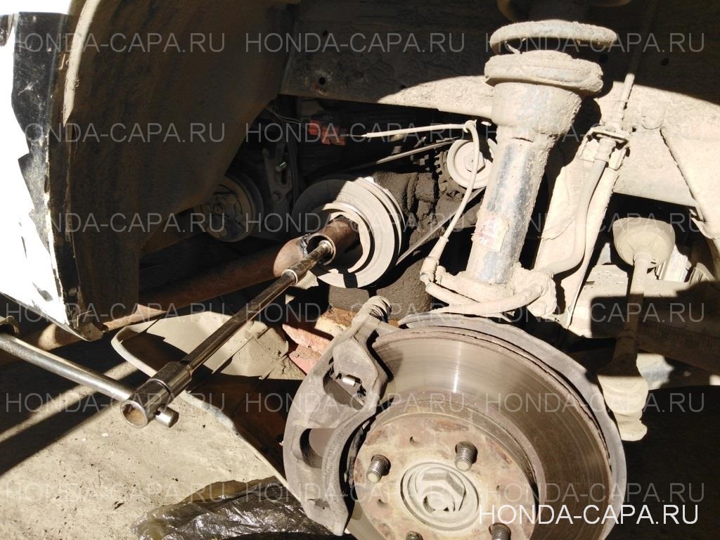 Замена ремня ГРМ на Honda Capa D15B (после обрыва ГРМ)